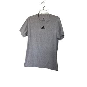 Adidas Men’s Gray with Black Logo Tshirt size M